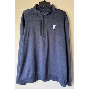 Villanova Wildcats Cutter & Buck 1/4 Zip Pullover XL Blue NCAA Mens